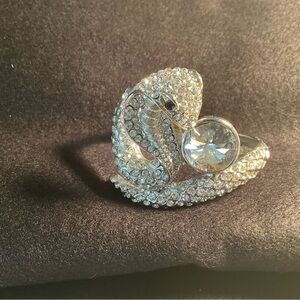 Silvertone Snake Bracelet